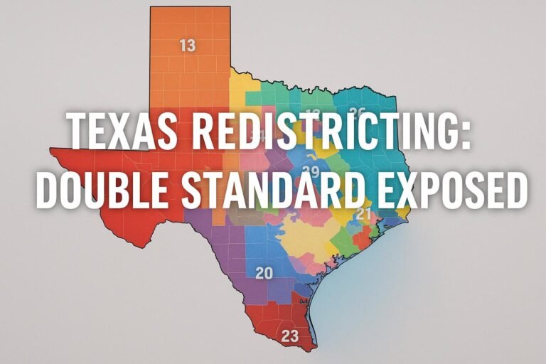 Texas congressional redistricting map 2025 — updated political district boundaries used in GOP vs Democrat redistricting analysis.