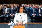 Tulsi Gabbard 2028 presidential candidate, U.S. Army veteran, and Director of National Intelligence, speaking at a congressional hearing.